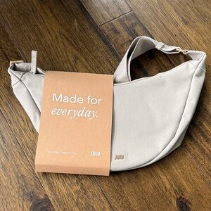 July Crescent Bag in Cream